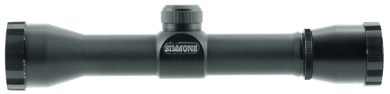 Simmons ProHunter riflescope with 4x32mm magnification features a truplex reticle and capped turrets